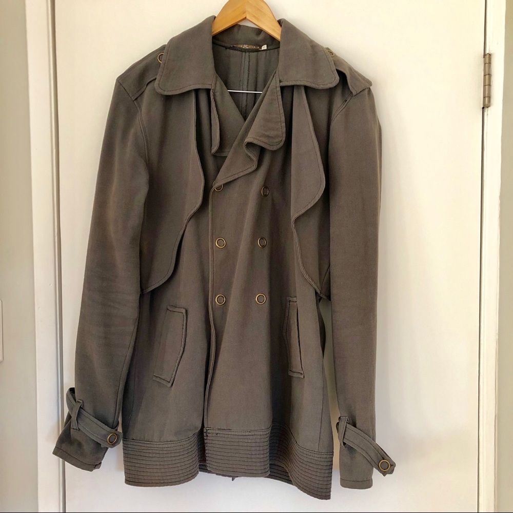 Mike & Chris grey cotton canvas jacket